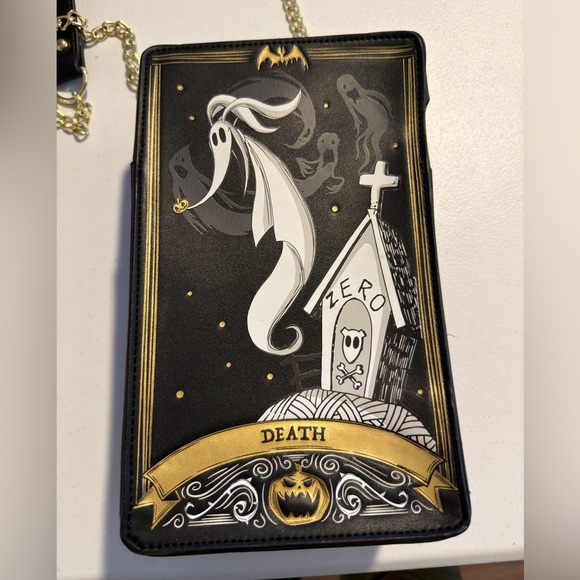 Loungefly Handbags - Loungefly Rare Nightmare Before Christmas Tarot Card Crossbody Purse